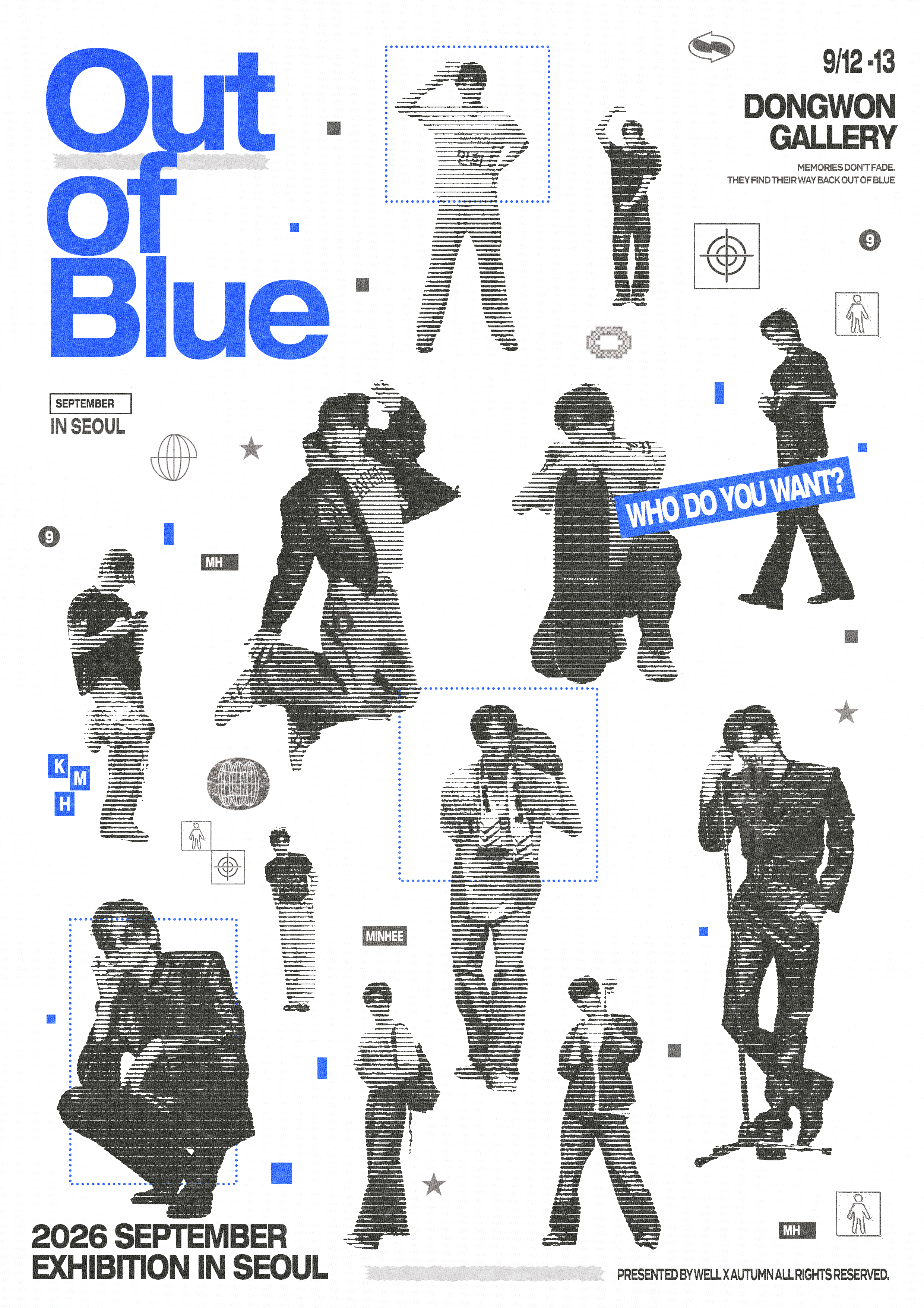 OUT OF BLUE poster
